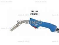 Горелка для полуавтоматической сварки TBi 250-blue-ESG, длина 5 метров - st-e.info - Екатеринбург