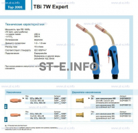 Горелка для полуавтоматической сварки TBi  7W Expert, длина 4 m. - st-e.info - Екатеринбург